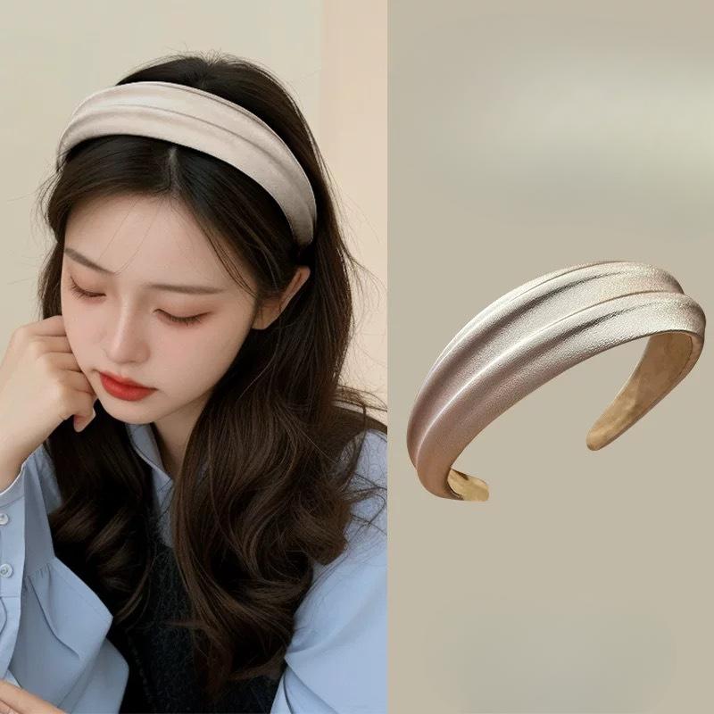 High Top Hairband for WomenWide Edge Pressure HeadbandElegant Hairpin Headwear