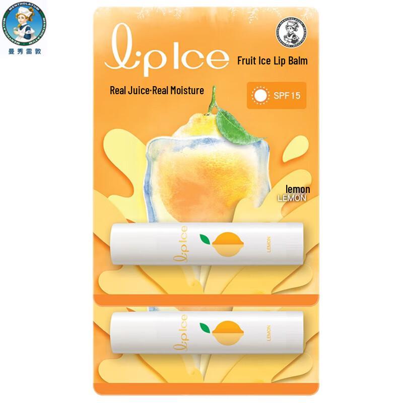 

Mentholatum Fruit Ice Lip Balm - Lemon Duo Pack
