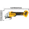 125mm Brushless Electric Grinder Cordless Angle Grinder Cutting Polishing Machine Speed Digital Display For Makita 18V Battery