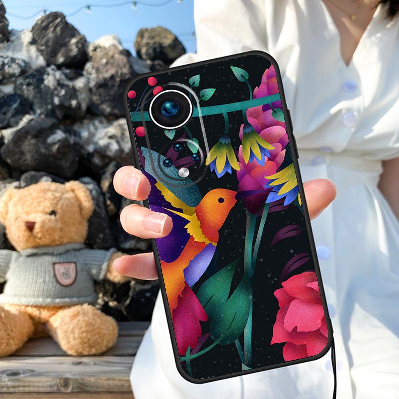 Hummingbird Cover For Honor Magic 6 5 Lite Pro 50 70 90 Honor X8b X9b X6 X7 X8 X9 X6a X7a X9a X8a Case