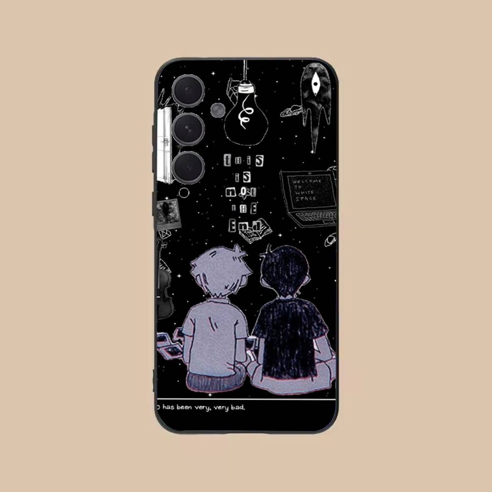Game O-Omori Phone Case For Samsung S25,24,21,22,23,20,S30,Ultra,Plus,Fe,Lite,Note,5G Black Cover