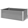 Planter - WPC - 150 X 100 X 54 Cm - Grey - Wood-plastic Composite - Rectangular