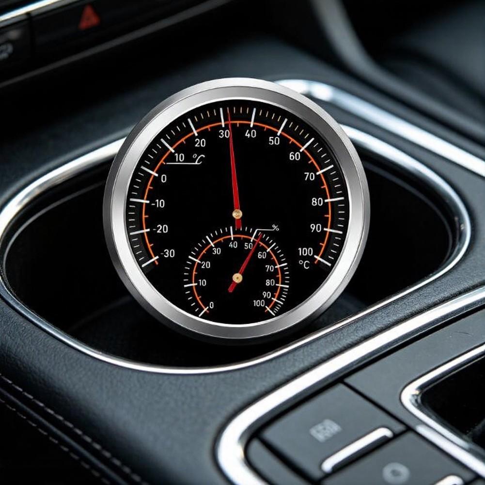 6.7 Cm For Cars Indoor Use Ranging From -30°C To 100°C Interior Air Dashboard Panel Stick-on Thermometer Replacement Parts Vent