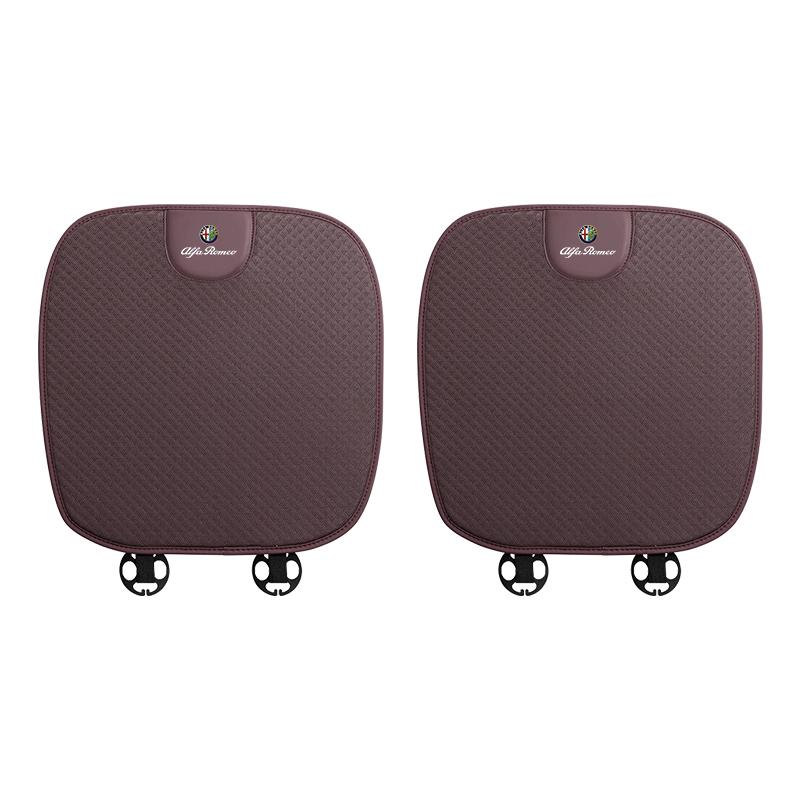 2026 Caldo Alfa Romeo Auto Ghiaccio Seta Cuscino Sedile Traspirante Protezione Tappetino Interni Auto Per Alfa Romeo 4C 159 166 Spider Giulia Giu