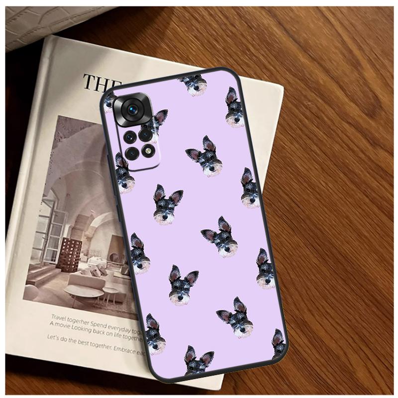 Schnauzer Puppy Dog Case For Xiaomi Redmi Note 11 10 9 12 13 14 15 Pro Plus Cover For Redmi 15 C 10C 13C 12C 14C