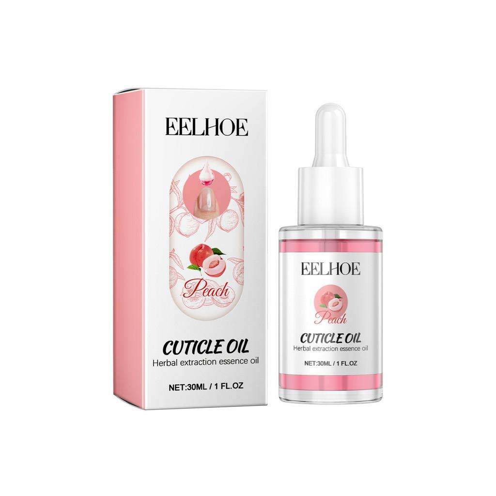 Eelhoe Peach Nail Care Oil 30ml For Stronger Healthier Nails Repair Restore Shine