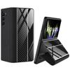 Samsung Z Fold5 Cross-border Leather Flip Cover with Painted Design - 5G Protective Case