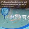 Pool Skimmer Net Pool Landing Net with Telescopic Rod Pool Cleaning Landing Net Lightweight Multifunction for Leaves and Debris