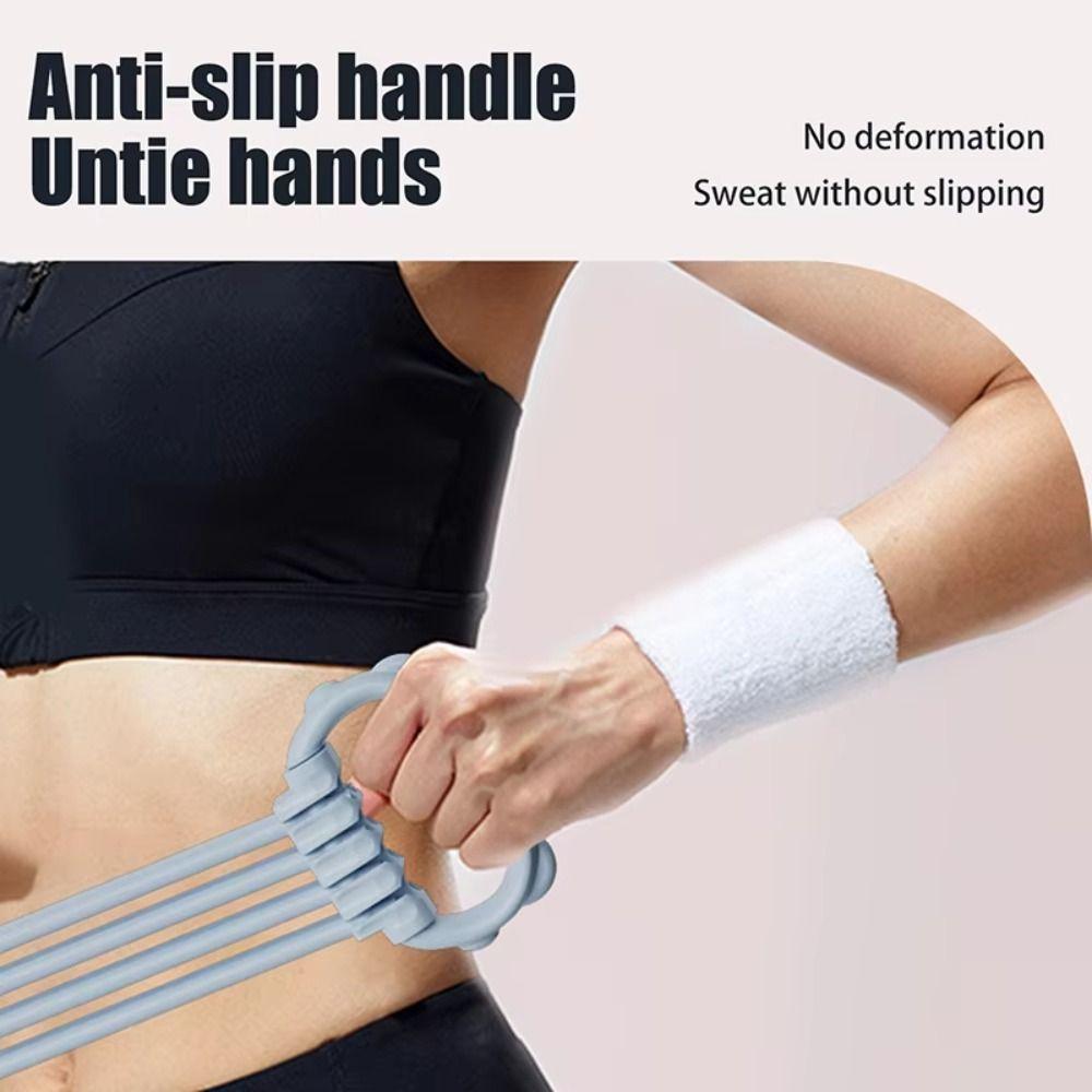 8-Shaped Design Elastic Pull Trainer Fitness Resistance Band  Fitness Equipment