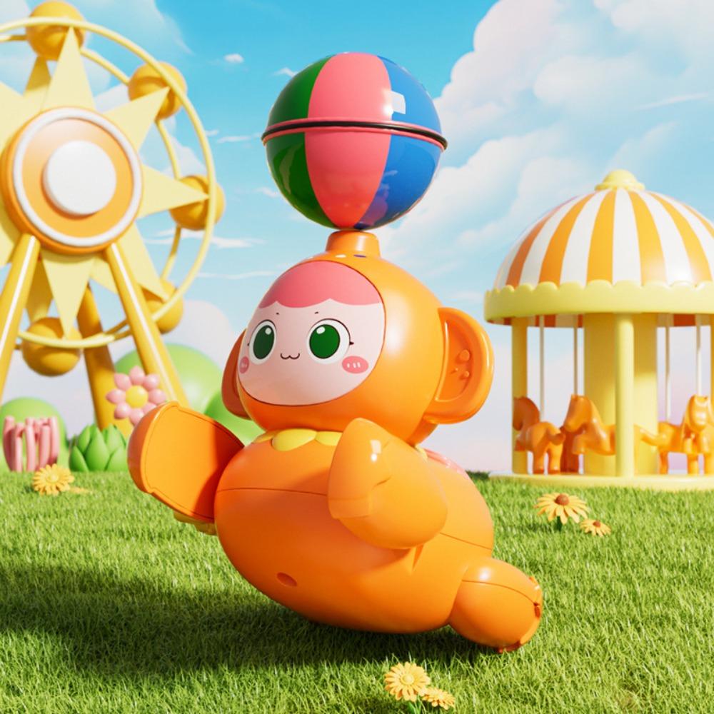 Learns To Crawl Crawling Baby Toys Big Eyes Twist Walking Duck Learning Crawling Doll Head-up