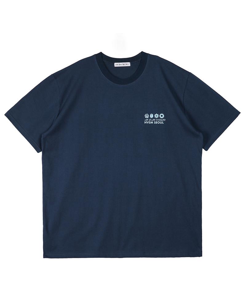 HAVISM Name Card S/S Tee(Blue Navy)