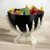 Skeleton Hands Bowl 3D Printing Halloween Skull Bowl Home Decoration Spooky Halloween Decorative Bowl Held by Skeleton Hands