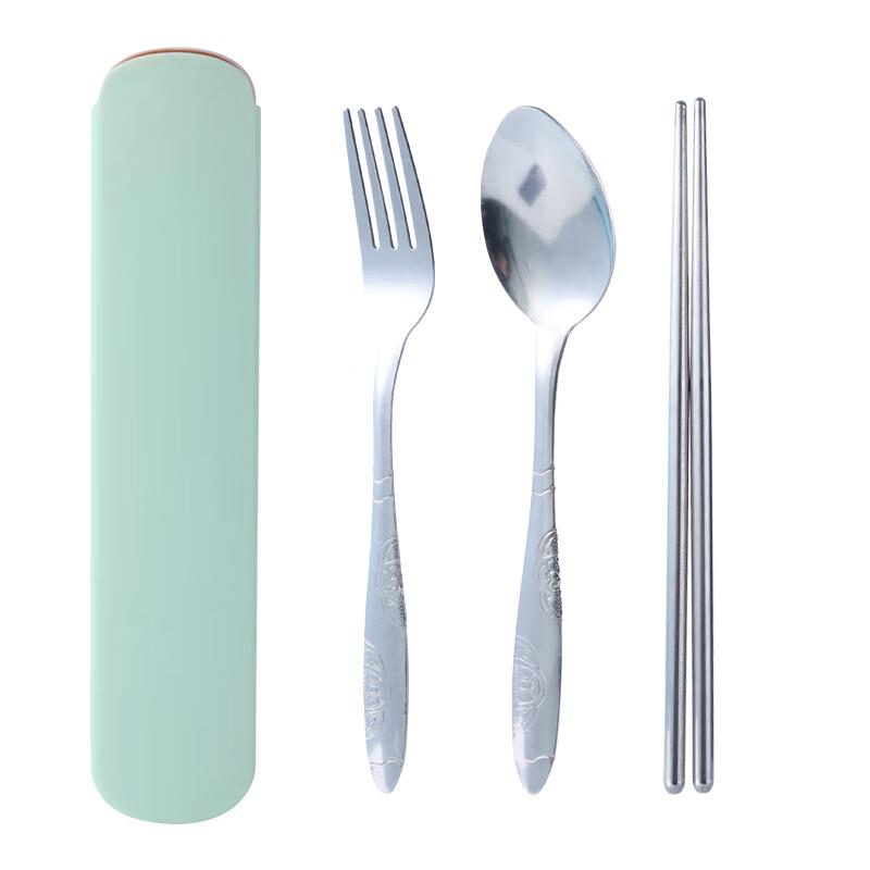 Zhaoran 3-Piece Portable Student Cutlery Set