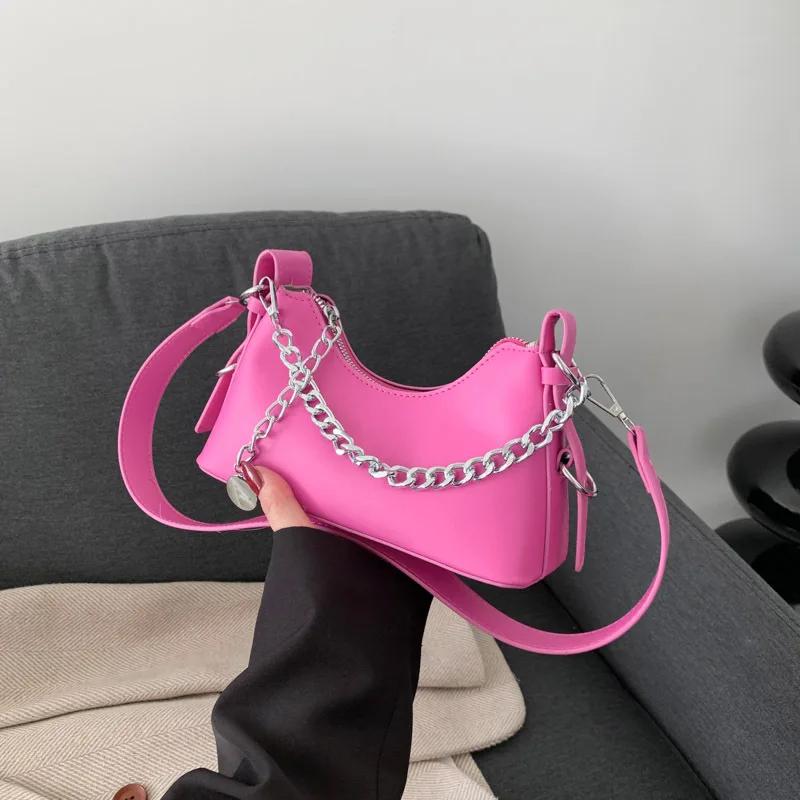 Spicy Beauty High Shoulder Bag for Women Unique Chain Single Bag Luxury High Quality New Fashion