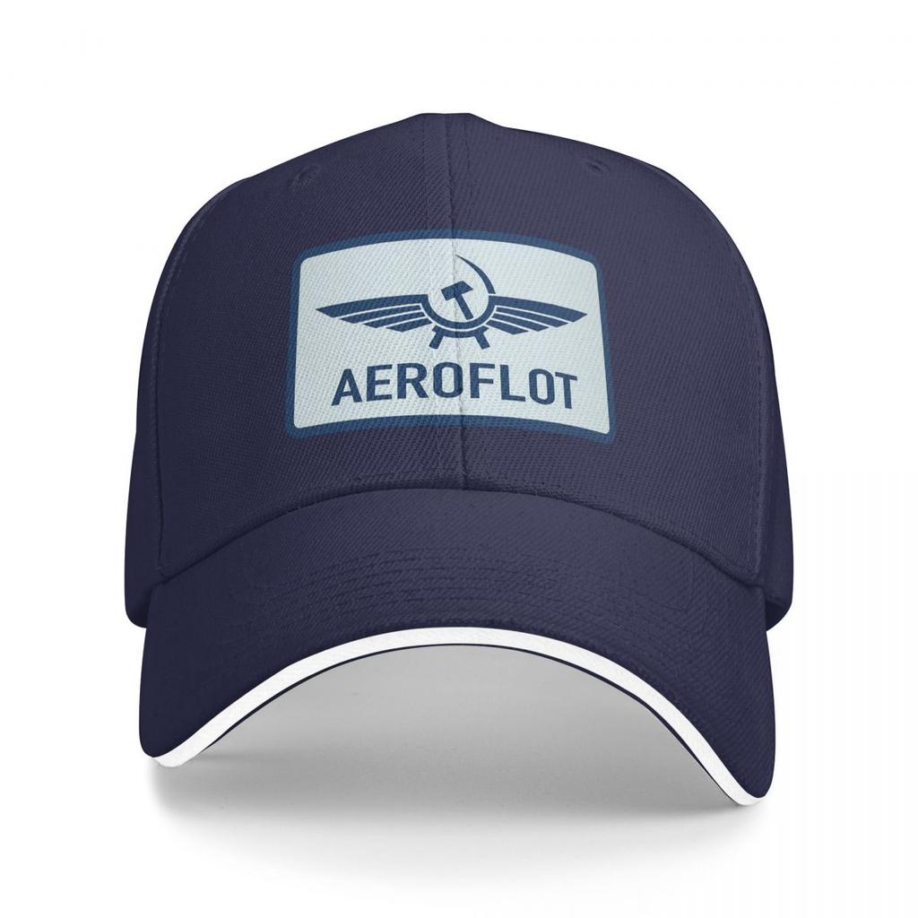 Unisex Baseball Hats Aeroflot Aviation Russe Pilote Aerospace Aviateur Outdoor Streetwear Sports Baseball Caps Cap Casquette Hat