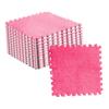 10pcs Plush Puzzle Floor Foam Mat Tiles Fluffy Cuttable Anti Slip Interlocking Carpet Tiles