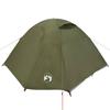 Dome Camping Tent for 4 Persons Olive Green Waterproof