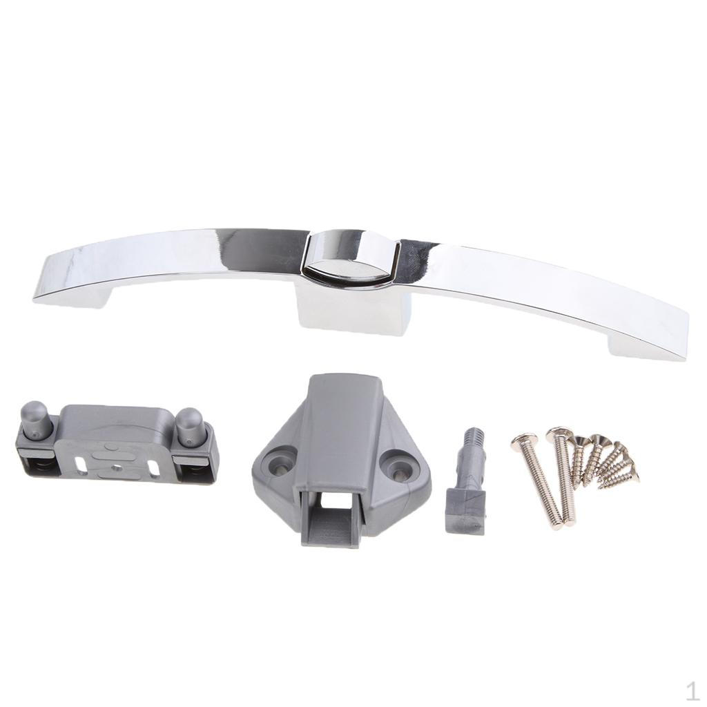 Alloy Push Button Pull Handle Knob For