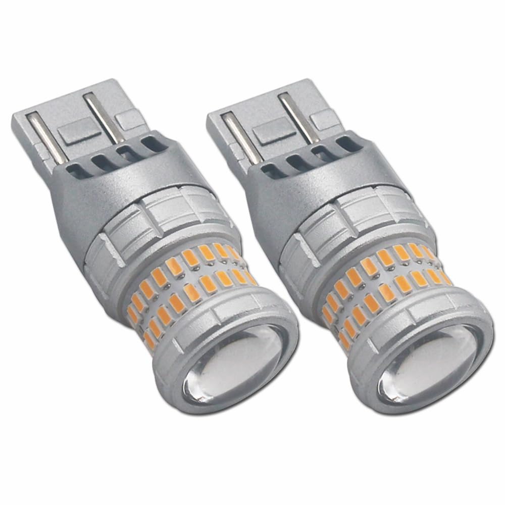 Eseastar 7443 WY21W T20 LED Double Turn Signal Bulb Hyper