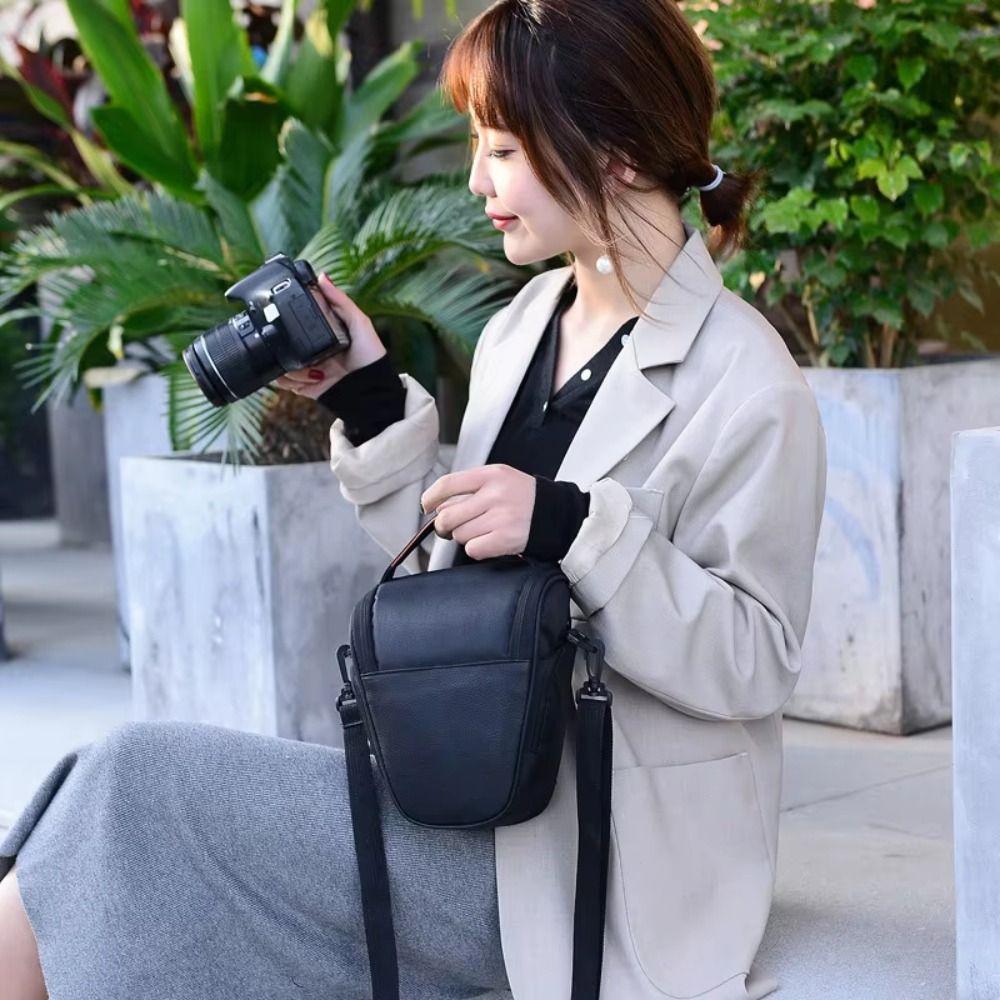 Single Shoulder Photography Bag Insert Partition Camera Handbag DSLR Camera Bag  Storage Bag