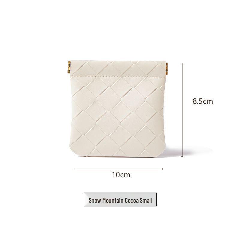 Japanese Cute Cheese Embroidered Women's Coin Purse - Short Textured Wallet