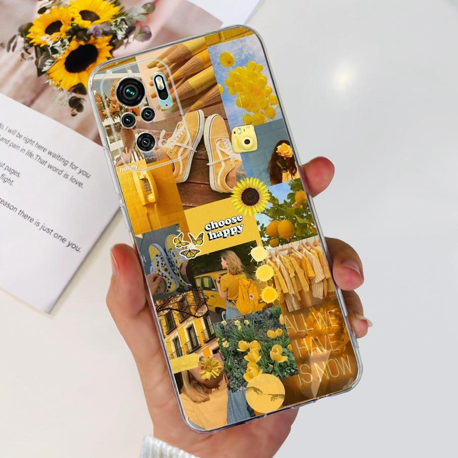 For Xiaomi Redmi Note 10 4G Case Redmi Note 10S Luxury Painted Cover Cases For Xiaomi Redmi Note 10 Pro Max Note10 S Soft Fundas