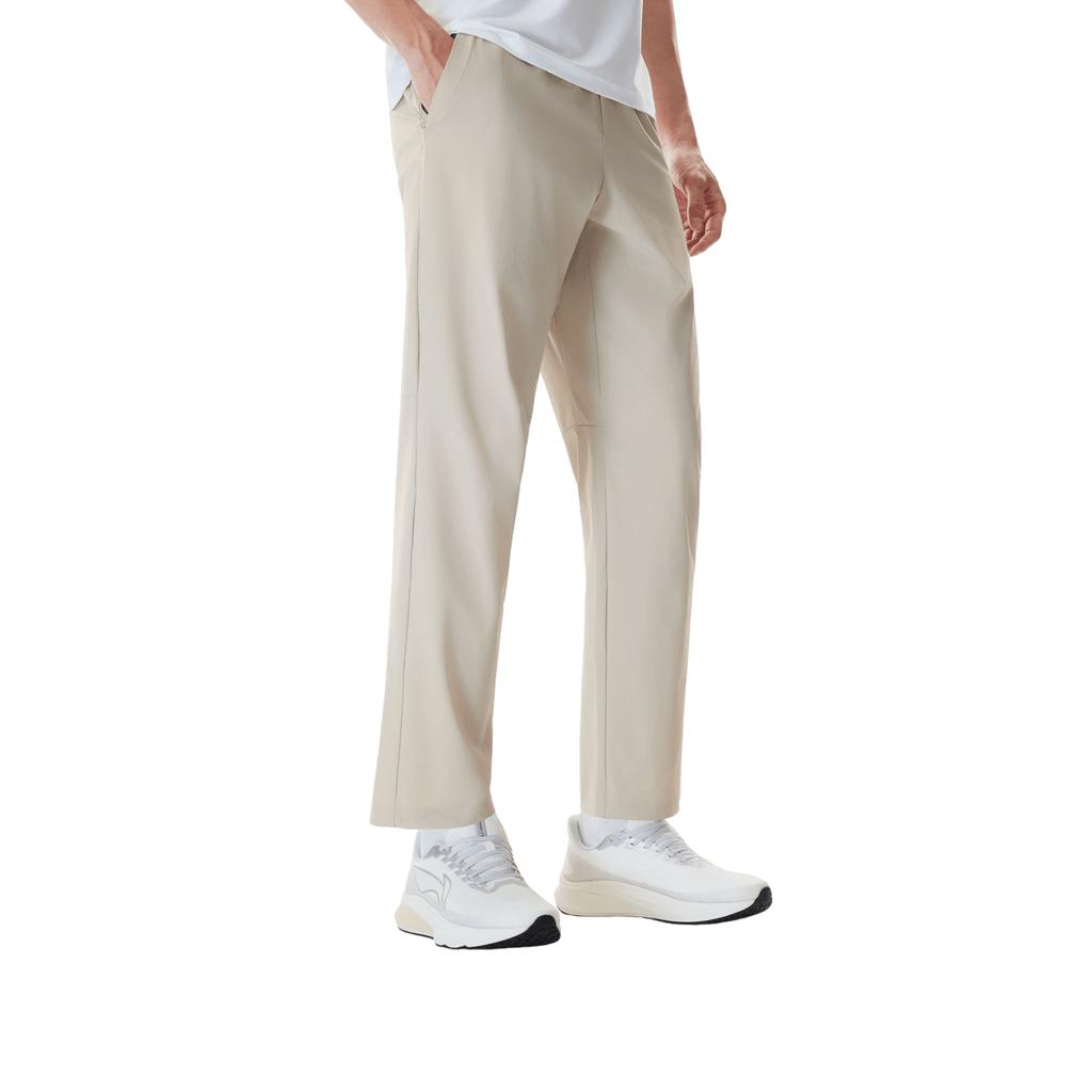 Série Fitness Li Ning Séchage Rapide Fraîcheur Résistant aux UV Logo Couture Pantalon Décontracté Homme Bas AYKW301-3