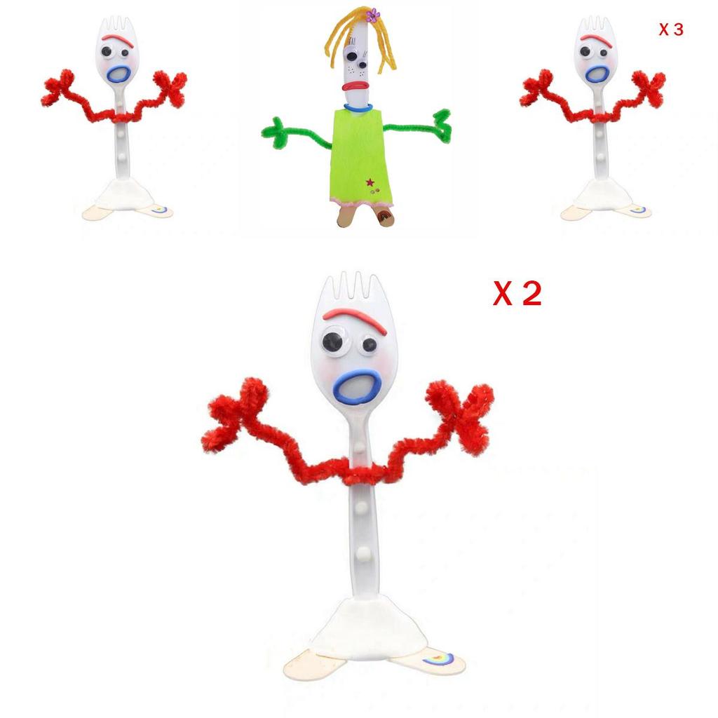 Toy Story 4 Creativity Make Your Own Forky And Knife Diy Kit For Endless Fun