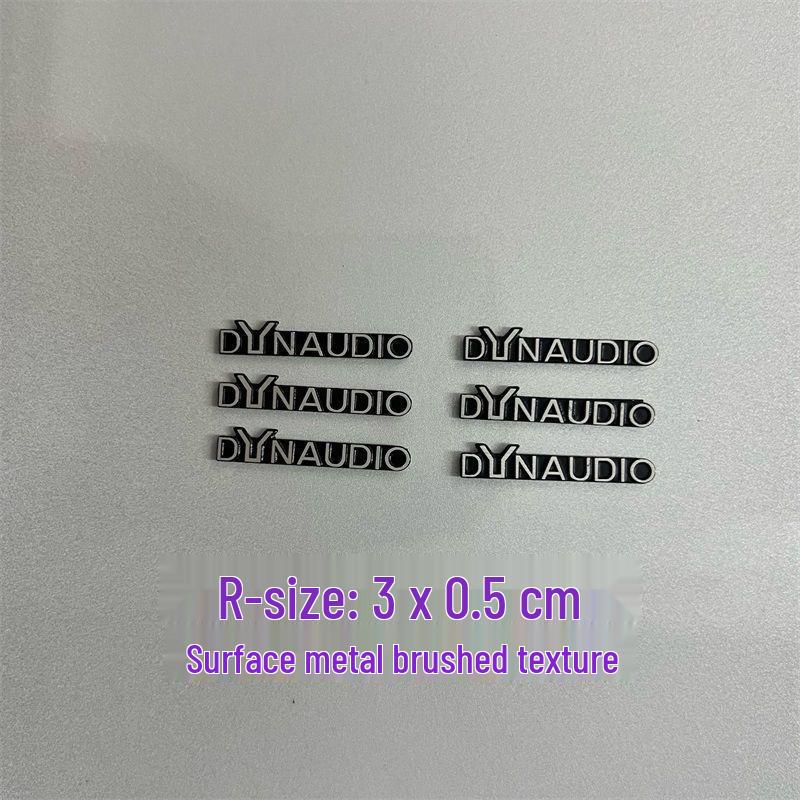 Dekorative Metallaufkleber für Auto-Audio-Lautsprecher von Bose, Harman Kardon, JBL.