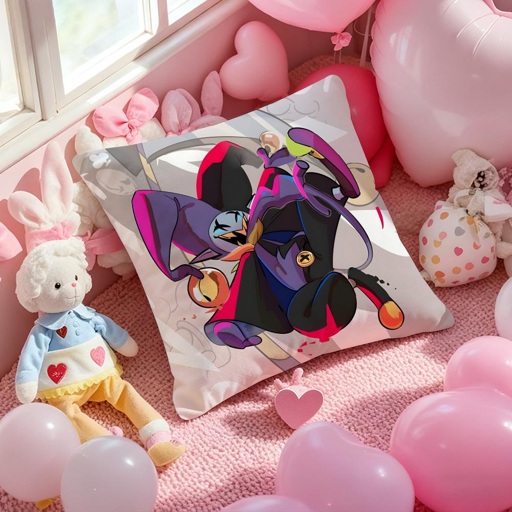 Game Deltarunne Cushion Cover Pattern Printed Pillowcase for Living Room Sofa Cushion Cover & Bedroom Decor