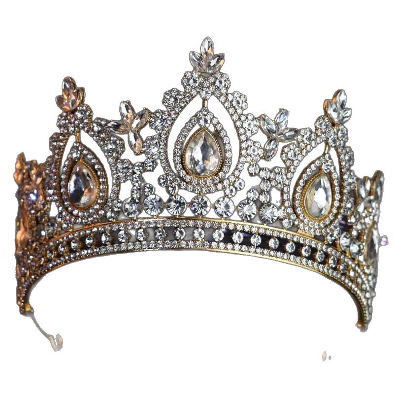 The Bride's Crown Wedding Main Veil  Birthday Hair Accessory  Beauty Pageant Fashion Show  Award Ceremony Tiara  and Grand Style