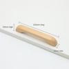 Wooden Cabinet Doors Drawers Solid Wood Handles Nordic Cabinets Shoe Cabinets Wooden Minimalist Circular Wardrobe Handles