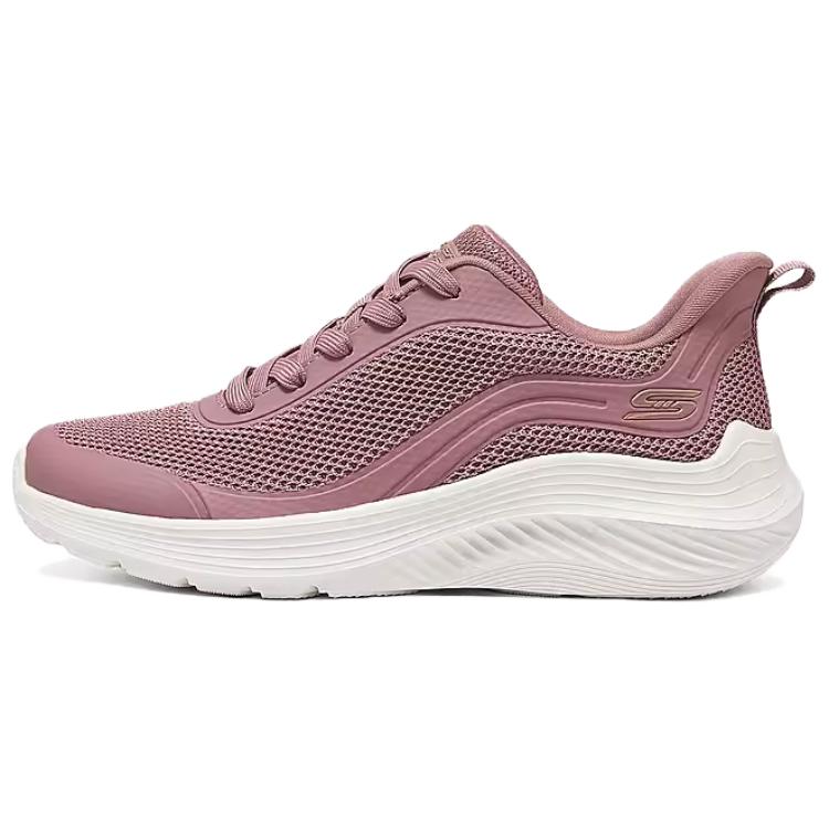 Skechers Bobs Sport Lightweight Comfortable Low Top Casual Running Shoes Women sneaker Magenta 117483-ROS 35