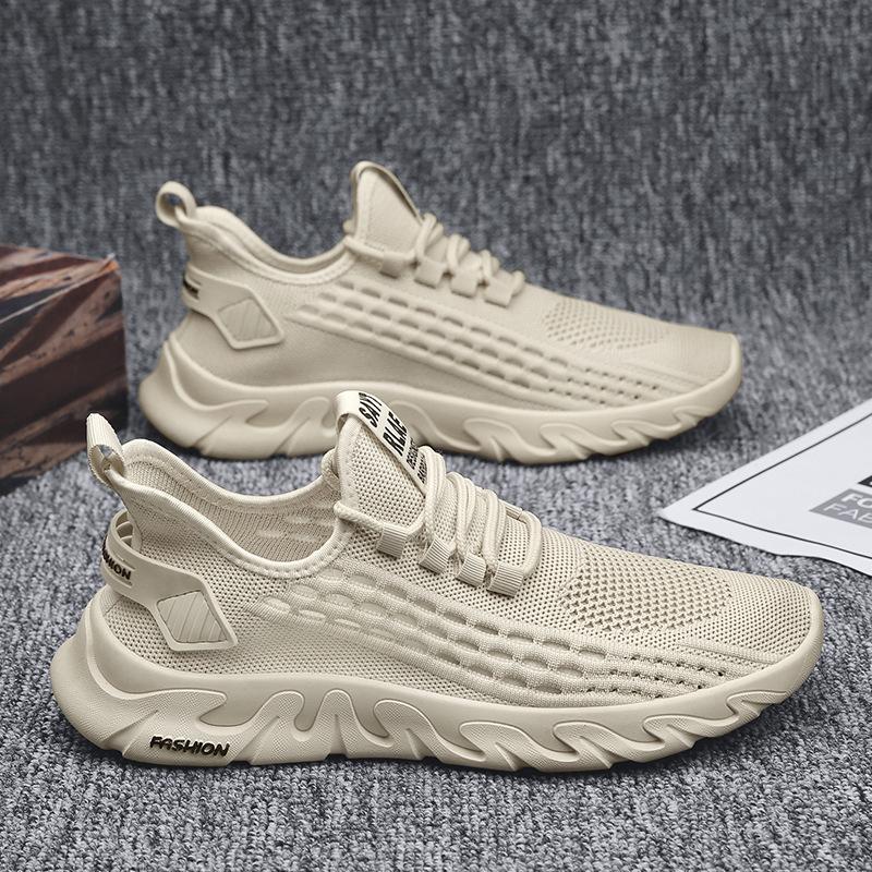 

Thin large-size trendy mesh fly-woven sneakers men s breathable shoes summer new lightweight thin running casual shoes 39
