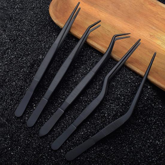 Kitchen Tweezer Tong Tweezers Food Tongs for Professional Chef Stainless Steel Cooking Cooking Feeding Baking