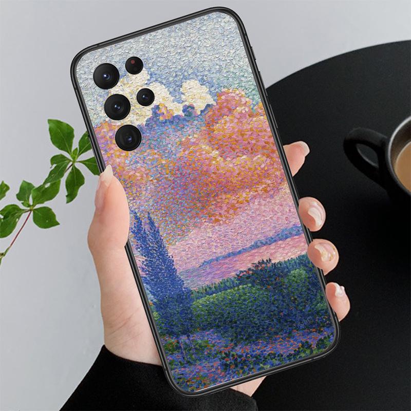 Claude Monet Garden Lotus Phone Case For Samsung Galaxy A52S A04S A21S A33 A23 A13 A14 A32 A52 A53 A54 A51 A71 M51