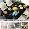 Solar System Waterproof Tablecloth Home Decorations Universe Galaxy Planets Space Table Cloths Kitchen Dining Table Party Decor