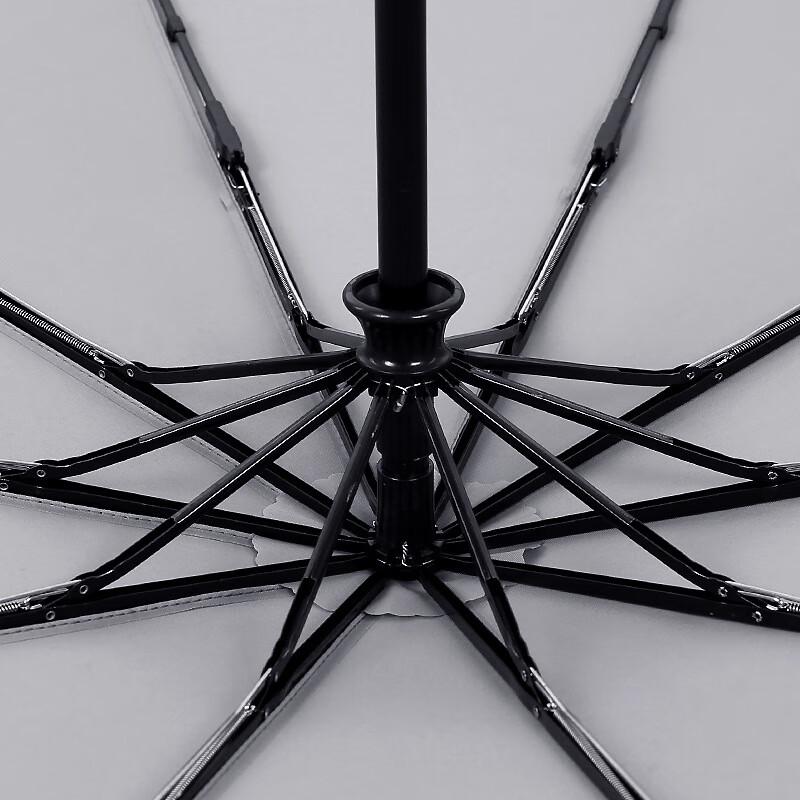 Nan Qiao 10-Rib Automatic Tri-Fold Sun & Rain Umbrella