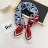 70 Silk Scarf: Small Square for Women - Lightweight Korean Fashion, Perfect for Spring, Summer, Autumn; Stylish for Flight Attendant or Neck Accessory