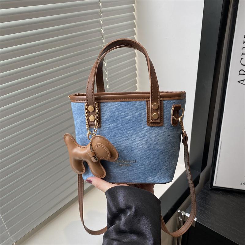 

Модная женская дизайнерская сумка-тоут кроссбоди - Стильная, универсальная, высококлассная сумка-ведро на плечо No Pendant