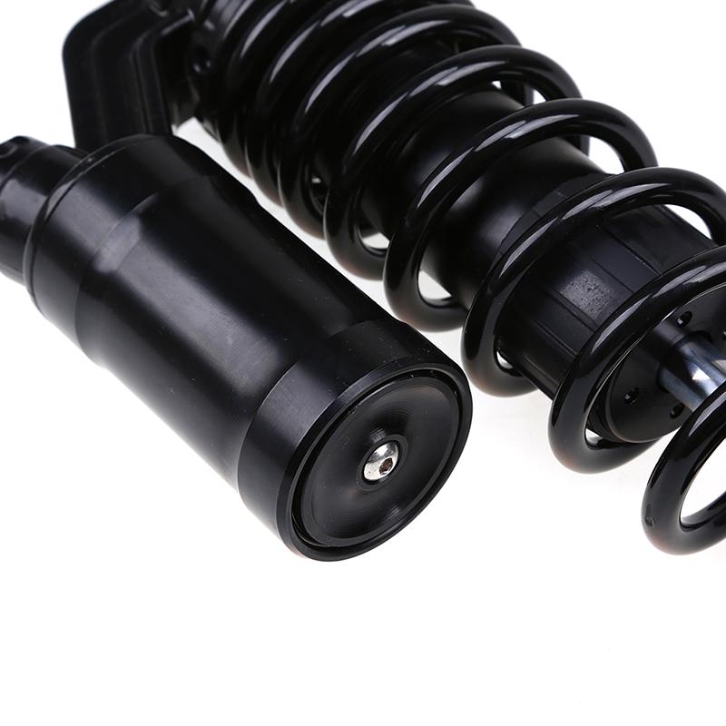 1pair 350mm Round Hole Motorcycle Rear Suspension Shock Absorber Spring Adjustable Shock Absorbers Universal Fit for Most Motorcycles