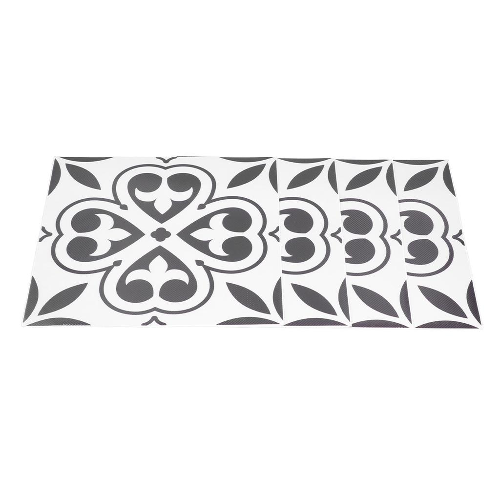 4 Stück DIY Wandaufkleber Wasserdicht Selbstklebend Bodenaufkleber für Zuhause Badezimmer Schlafzimmer