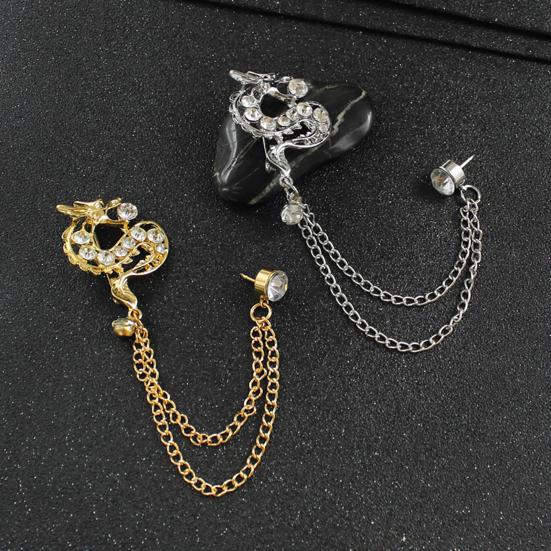 Anzugnadeln mit Quaste, klassisch, elegant