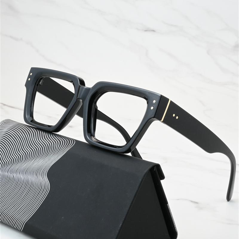 New Square Reading Glasses for Men Women Oversized Frame Fashion High Definition Presbyopia Eyeglasses Diopter 0 to +4 0