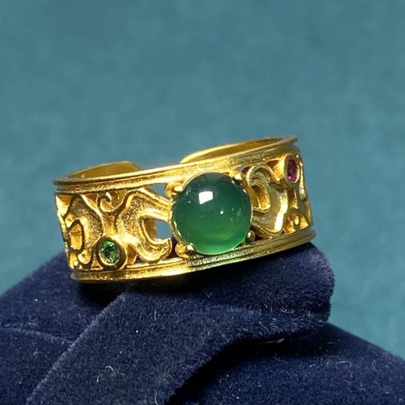 Unique Design Adjustable Copper Ring With Geometric Style For Women Fashion Jewelry
