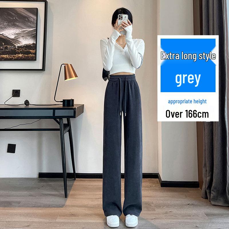 2026 Damen Gemütliche Samt-Hose mit weitem Bein - Winter/Frühling Gerades Bein Design