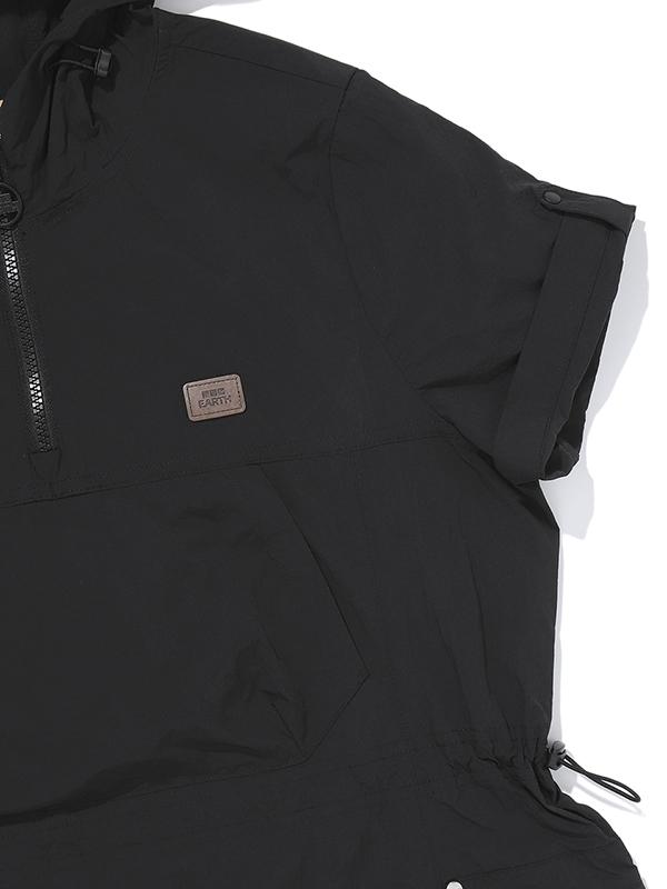 Bbc Earth W Cargo Anorak Dress_Black