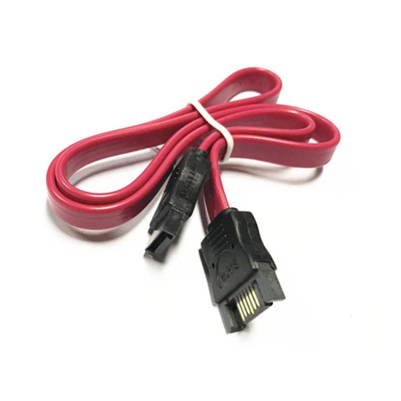 SATA 3.0 Stecker auf Buchse 7-Pin Kabel für Festplatten-Datenübertragung Stromkabel für Computer Laptop SSD HDD Verlängerungskabel