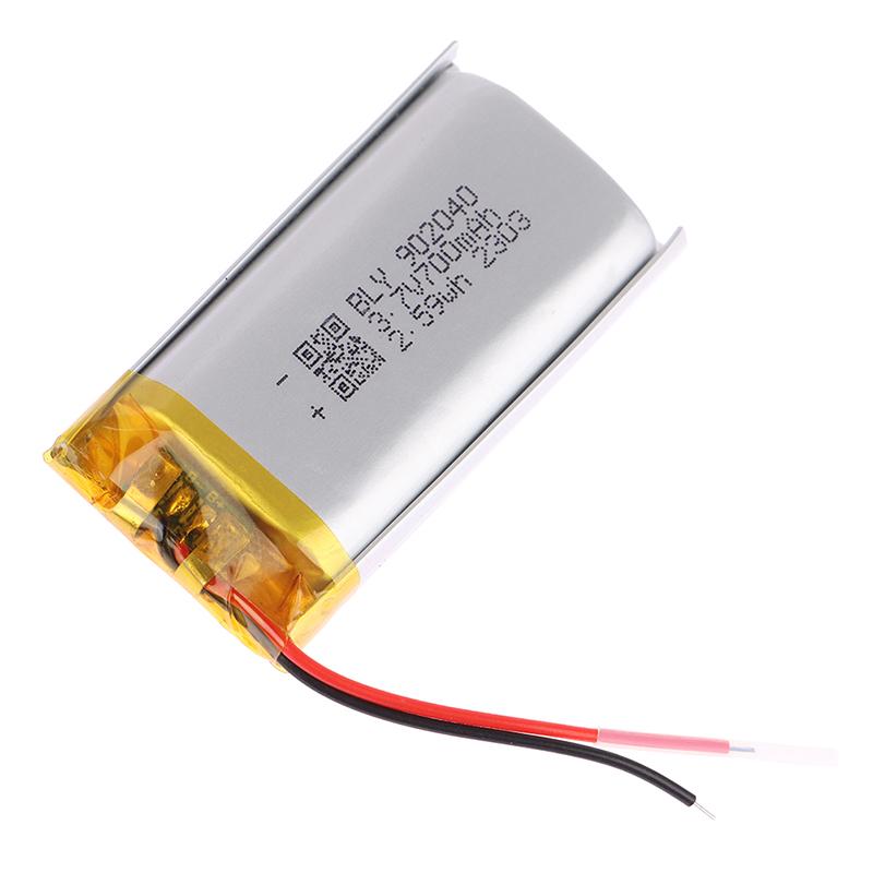 902040 3.7V 700Mah Lithium Polymer Lipo Rechargeable Battery For Mp3 Dvd E-Book Bluetooth Speaker Led Light Beauty Smart Home