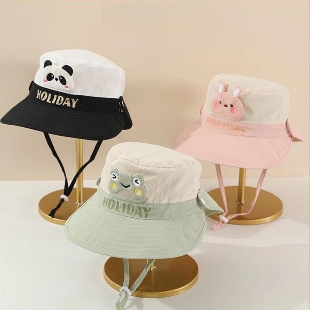 Breathable Sun Shade Hats Cute Style Panama Cap New Kids Fisherman Hat Outdoor Use